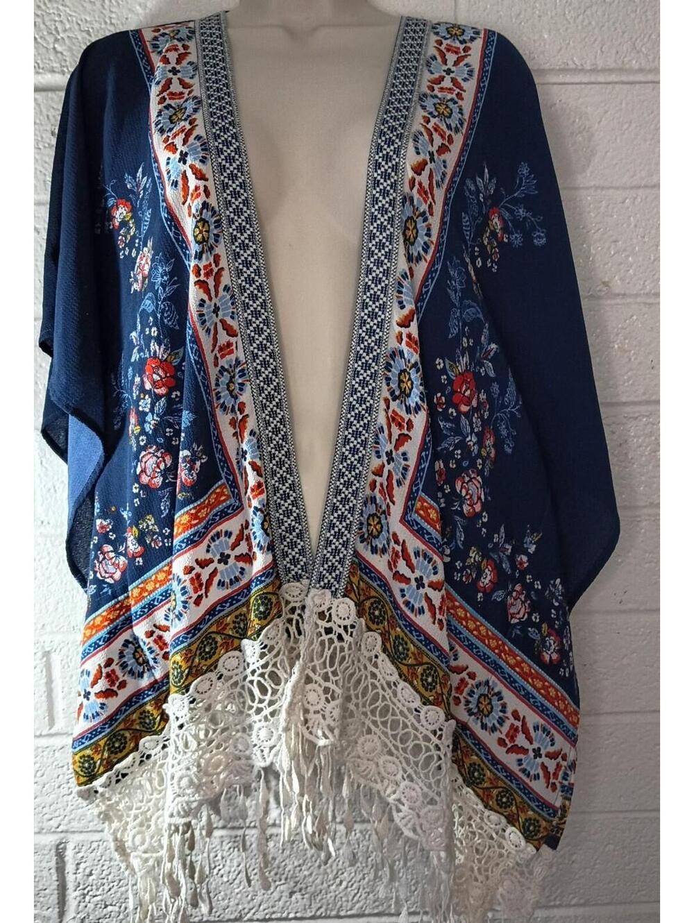 Women's Size Small Floral Festival Beach Cover Up